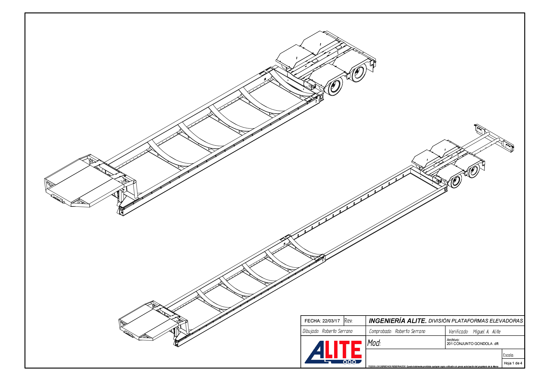 EXTENDIBLE GONDOLA