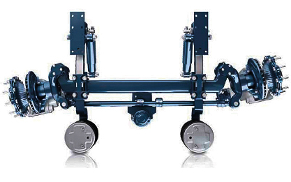OP LD2-1.3_01 Change 3rd axle fixed for self-directional BPW ECOPLUS III. 1st and 2nd AIRCOMPACT ACBO L6 (FH 340-380 mm) + 3rd AIRLIGHT II ALMLL L6 (FH 350-390 mm). (+189,5 kg)