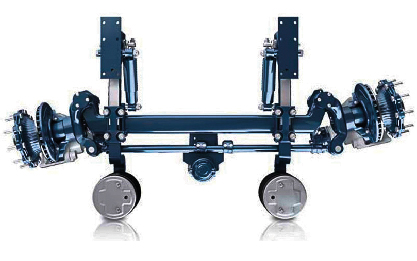 OP LD2-1.3_01 Cambio 3er eje fijo por eje autodireccional BPW ECOPLUS III. Configuración final: 1º y 2º ejes AIRCOMPACT ACAM L2 (FH 235-305 mm) + 3º eje AIRLIGHT II ALULL L2 (FH 270-300 mm). (+189,5 kg)