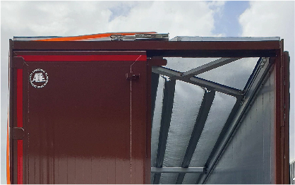 OP HP5-2.8_04 Add assembly rear fixed doors welded AL 160x80x8 AL6082 T6.