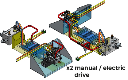 OP HD1-2.14_03 Add auxiliary hydraulic set 2 drives (manual/electric).