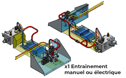 OP HD4-2.14_02 Ajouter ensemble hydraulique auxiliaire 1 actionnement (manuelle/électrique).